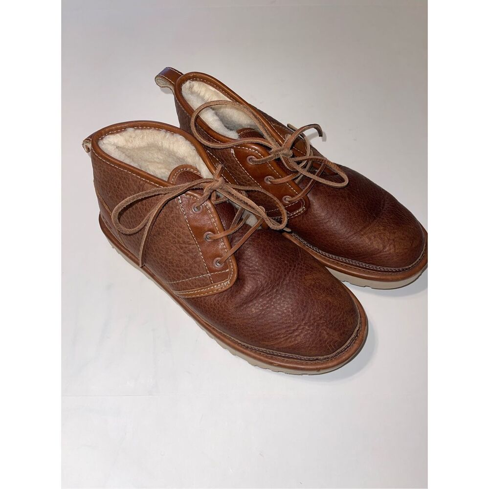 Men’s Ugg Neumel Chukka Desert Boots Chestnut Brown Size 10